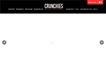 Tablet Screenshot of crunchiesfood.com